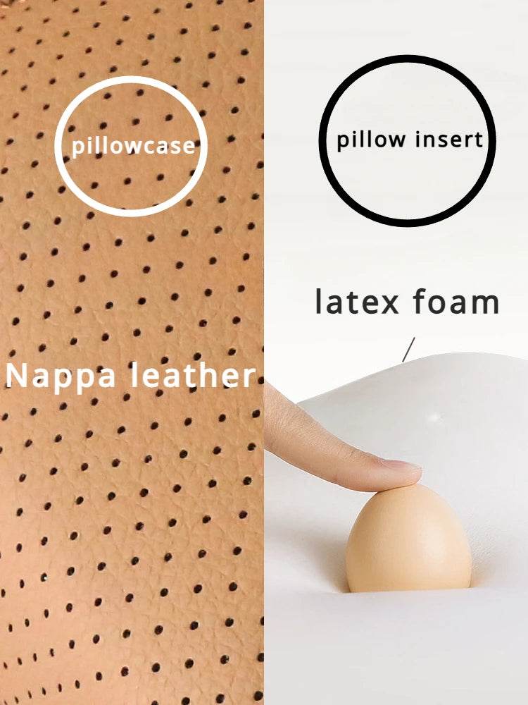 Mercedes-Benz E-Class C/GLC Seat Cushion with Headrest & Lumbar Support - Brown Headrest