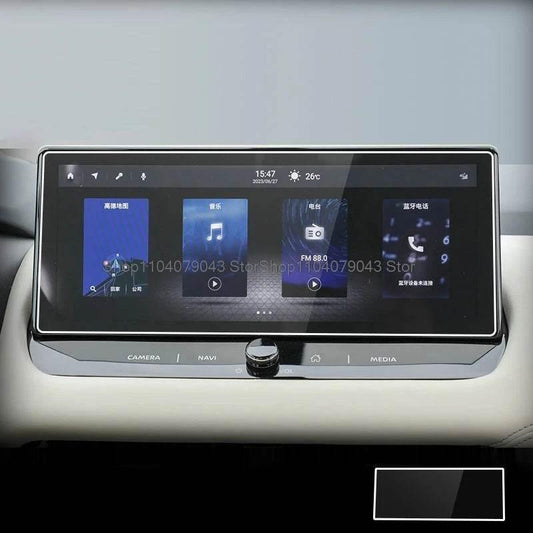 Tempered Glass Screen Protector for Nissan Qashqai J12 & X-Trail T33 e-POWER (2022–2024) – 12.3" GPS Navigation Display -
