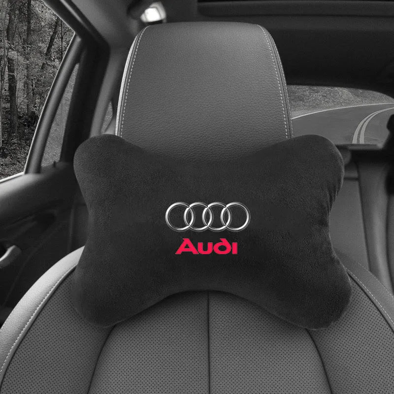 Audi Neck Pillow and Seat Belt Pad