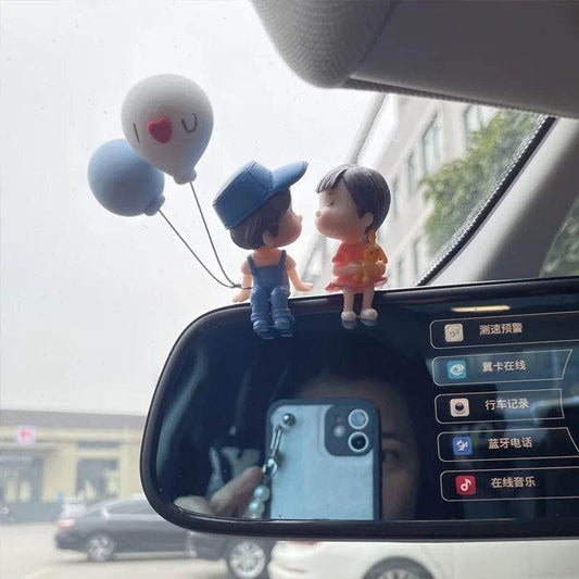 Cute Couples Car Decoration - Bue boy