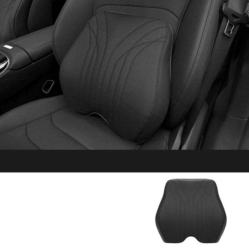 Mercedes-Benz E-Class C/GLC Seat Cushion with Headrest & Lumbar Support - Black Lumbar