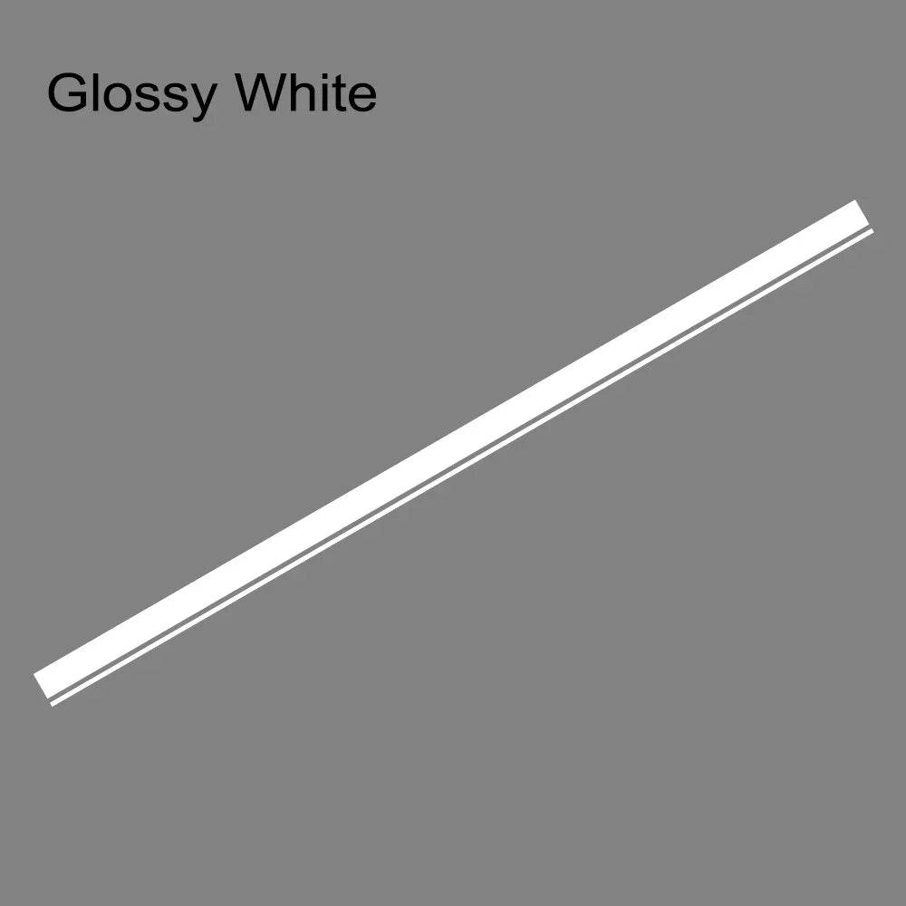 BMW Racing Stripe Decals - Glossy White
