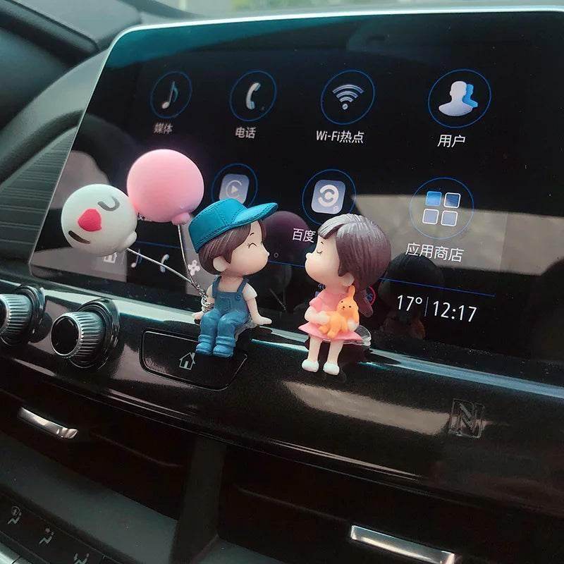Cute Couples Car Decoration - Bue boy