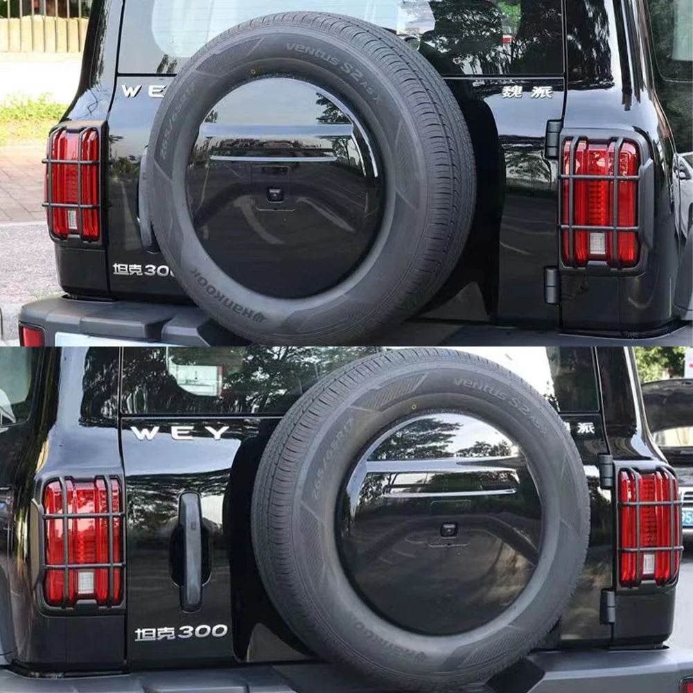 Great Wall Tank 300 Front & Tail Light Cover - Front Matte Black