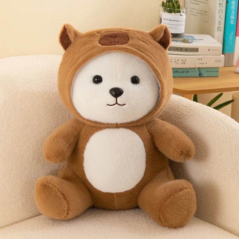 Cute Teddy Bear Plush Doll Collection – Stitch, Panda, Strawberry & More - capybara bear / 30cm
