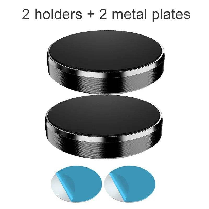 Magnetic Car Phone Holder – Universal Dashboard & Wall Mount Stand for iPhone, Samsung, Xiaomi, Huawei & More - Black