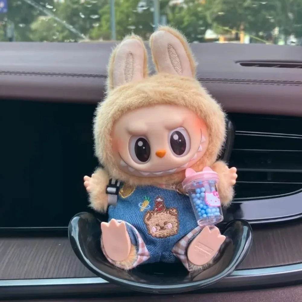 Labubu Car Seat Air Vent Accessory. (Doll Not Included) - White