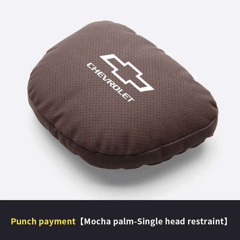 Chevrolet Neck Pillow & Lumbar Cushion - Brown Neck Pillow