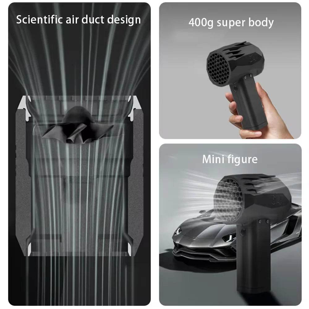 Turbo Car High-Power Blower - Black