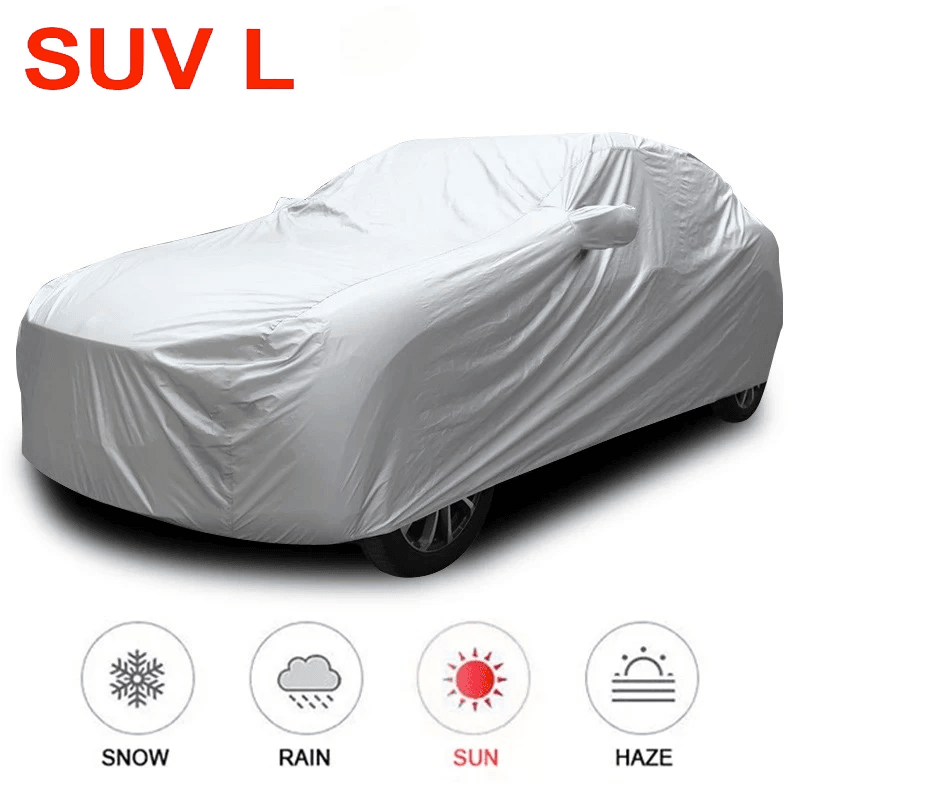 Full Car Cover – Indoor & Outdoor Protection, Sedan & SUV - SUV L
