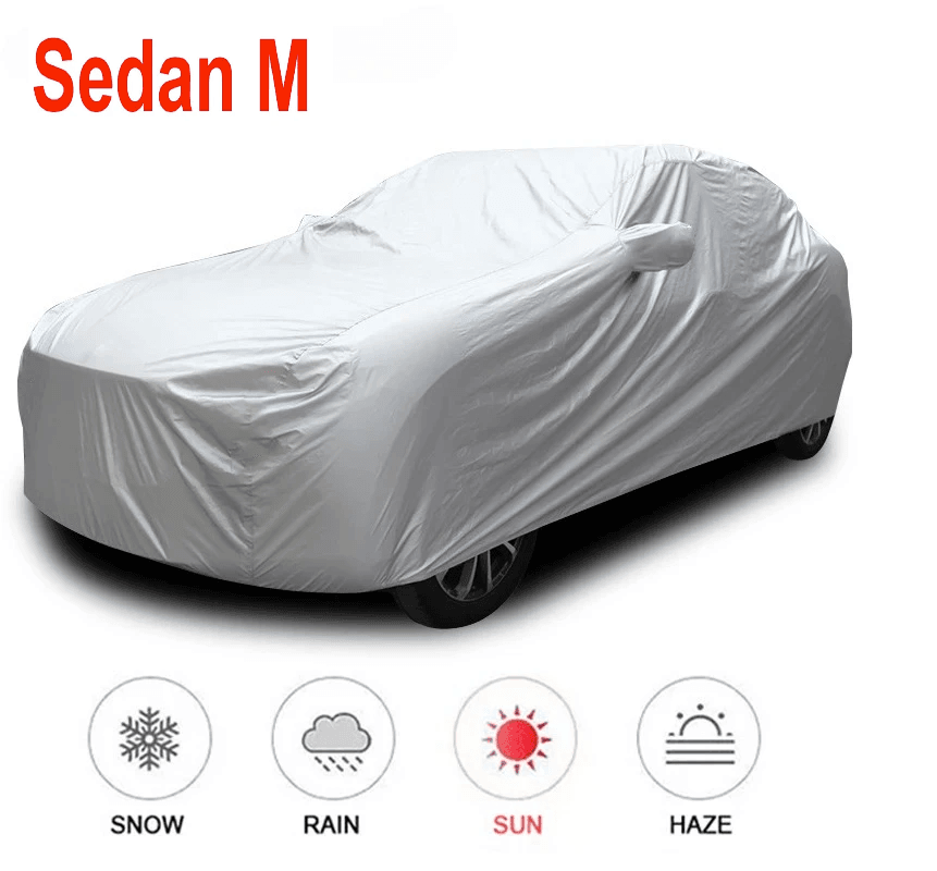 Full Car Cover – Indoor & Outdoor Protection, Sedan & SUV - Sedan M