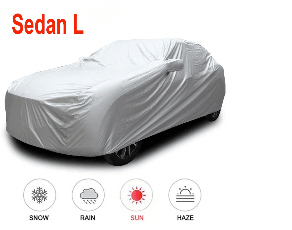 Full Car Cover – Indoor & Outdoor Protection, Sedan & SUV - Sedan L