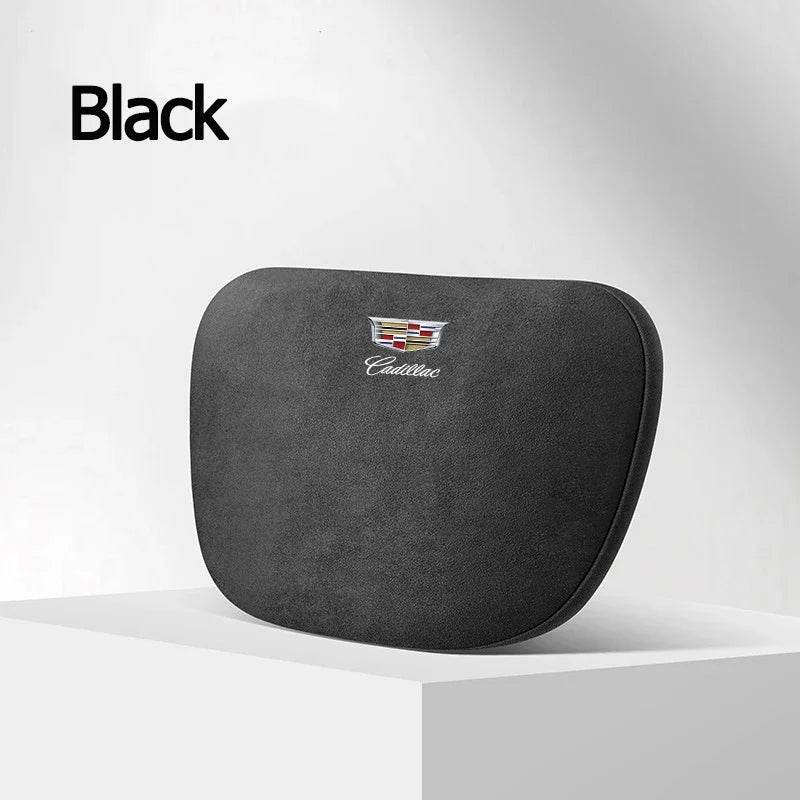 Cadillac Suede Neck Pillow - Black