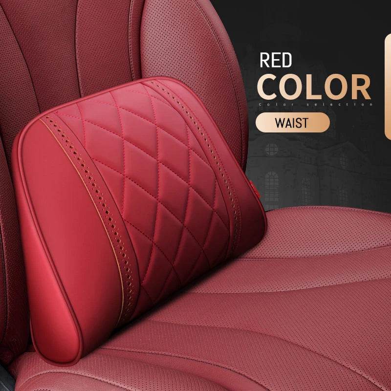 Mercedes Maybach S-Class Headrest & Lumbar Support - Lumbar Red