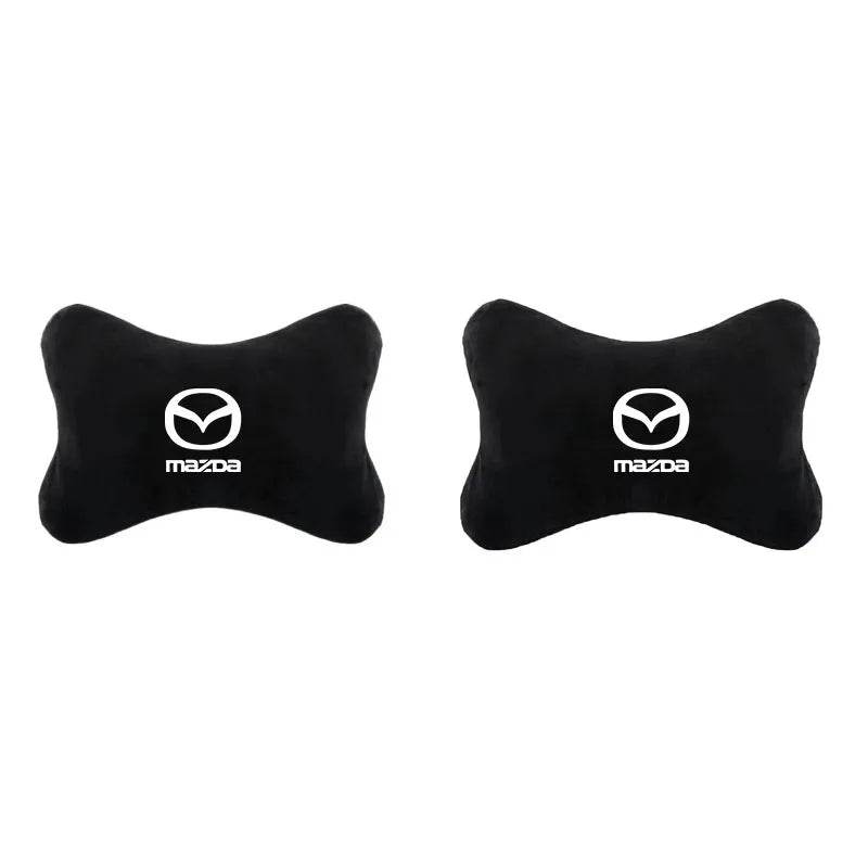 Mazda Neck Pillow and Seat Belt Pad - Black
