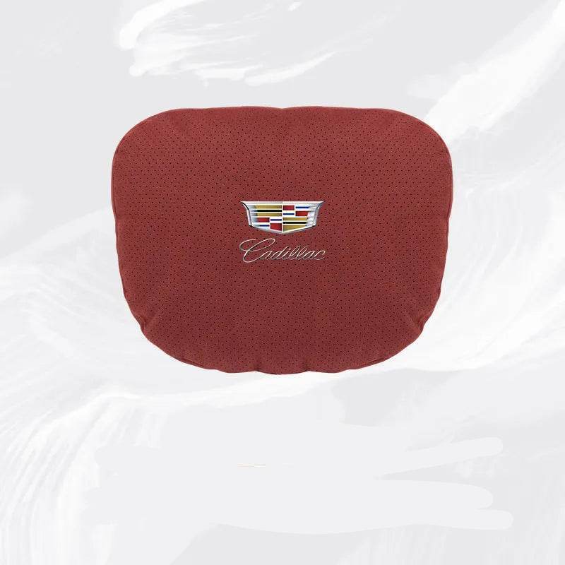 Cadillac Escalade Breathable Neck Pillow & Lumbar Support XT4 XT5 ATS CTS SRX XTS BLS GT4 - headrest 1pc white