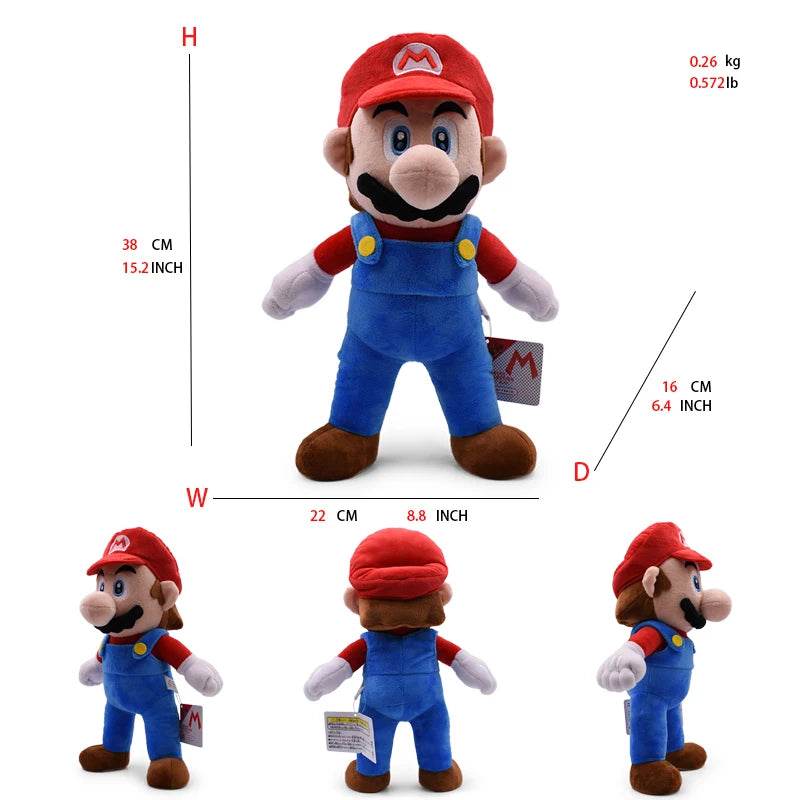 Super Mario Plush Toys – Mario, Luigi, Yoshi, Peach & More - Mario