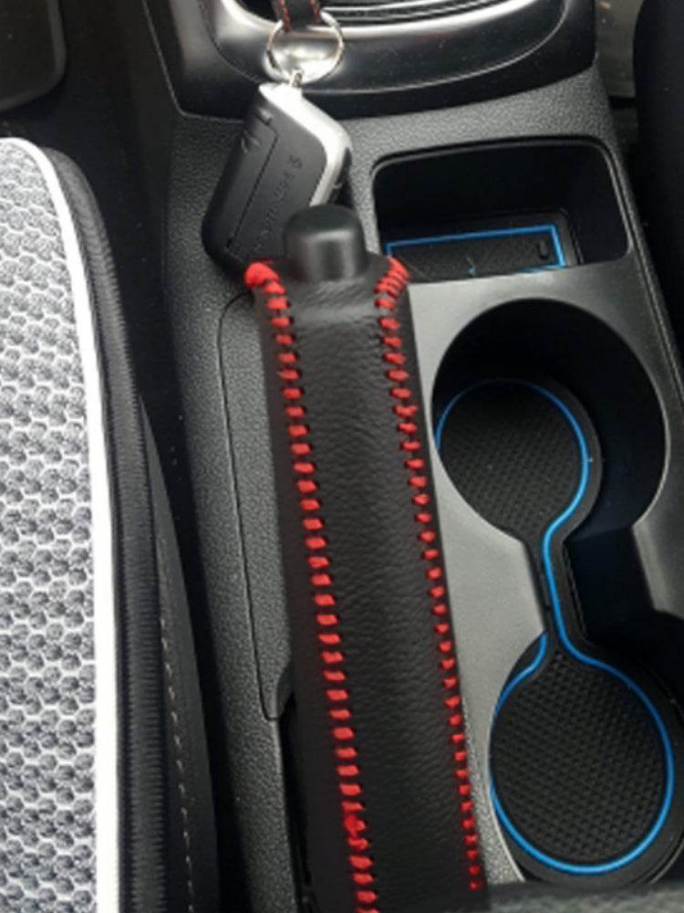 Universal Gear Shift & Handbrake Cover Set – Soft Interior Decoration for Manual Cars - Black