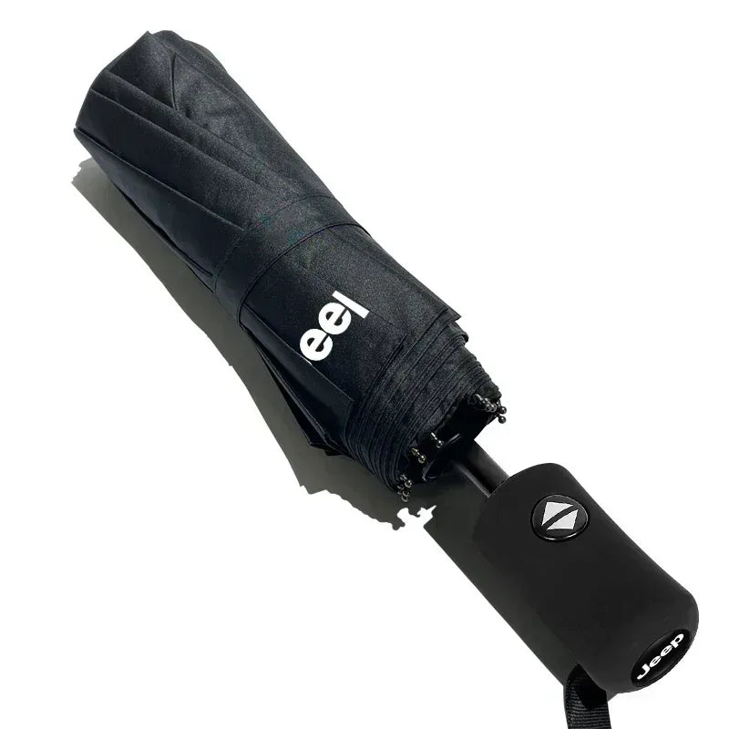 Jeep Folding Umbrella with Car Emblem