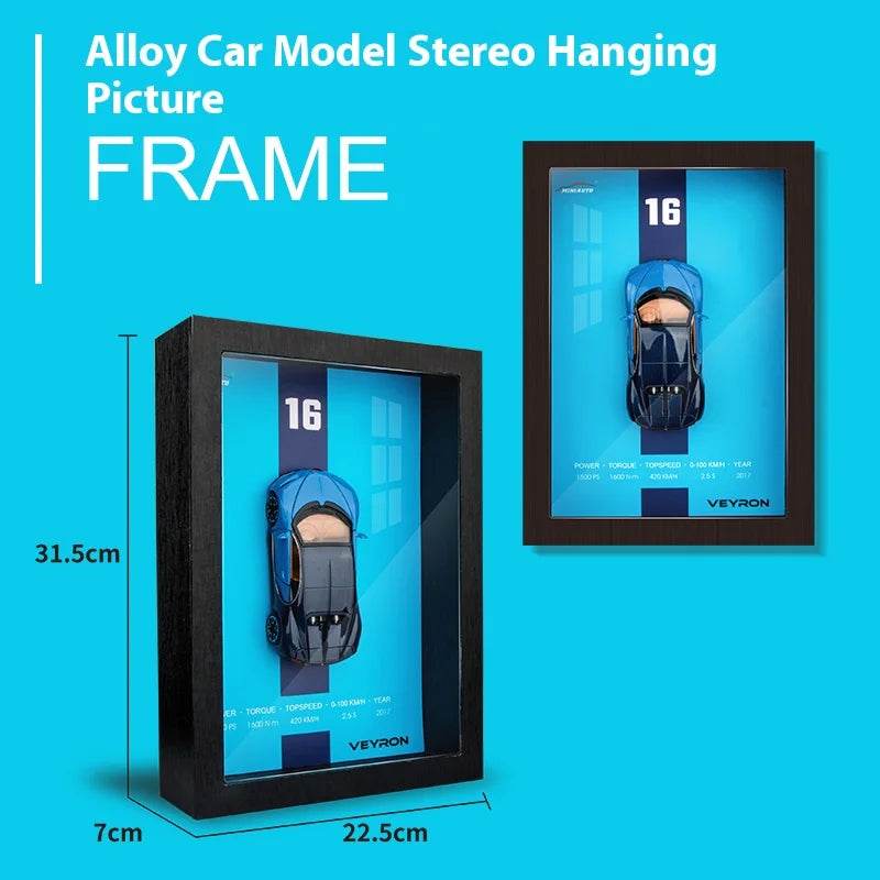 3D Wall Hanging Simulation Car Model for Living Room Decor & Car Enthusiasts - A6