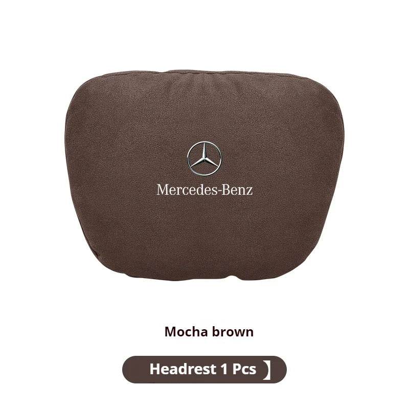 Mercedes-Benz Neck Pillow & Lumbar Support Cushion | For A B C E S V R-Class, CLA, GLA, GLB, GLC, GLE, SLK, A45, C43 -