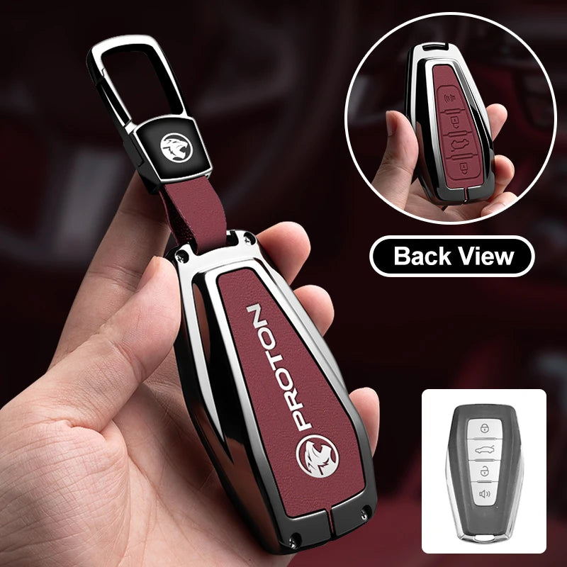 Proton Zinc Alloy Key Case - Style A red 02