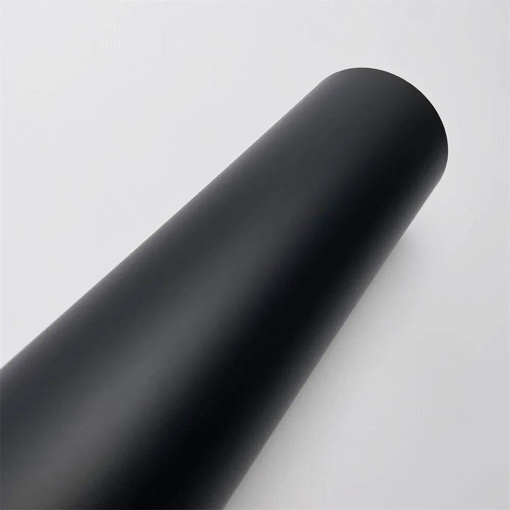 Matte Black Car Vinyl Wrap - 10X152 CM