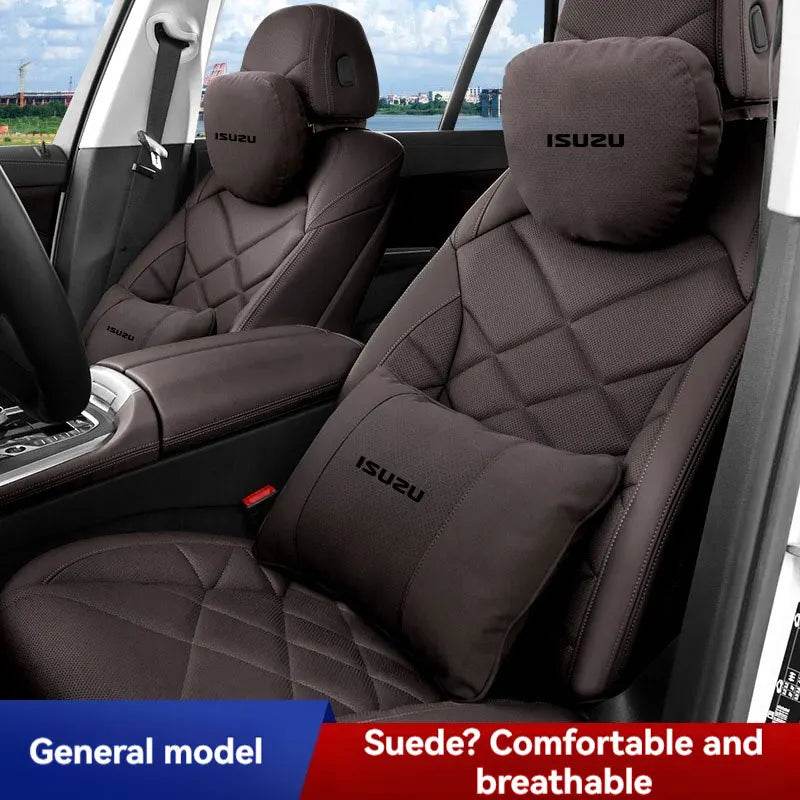 Isuzu Neck Pillow & Lumbar Support - White Neck Pillow