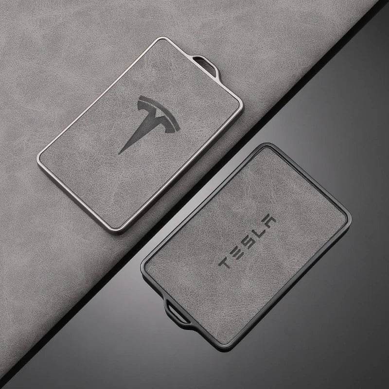 Tesla Key Case – NFC Shell Cover & Protector for Model 3, S, X, Y - B- gray