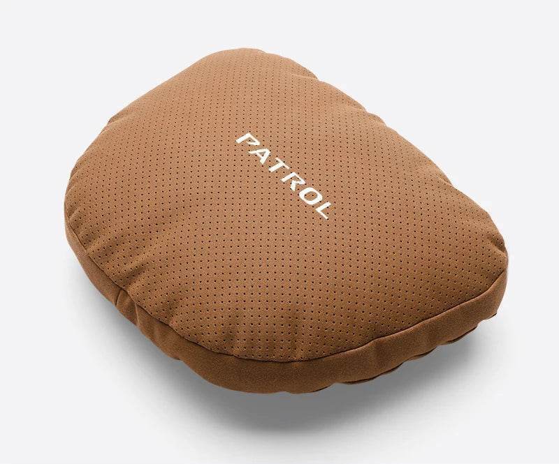 Nissan Patrol Headrest & Lumbar Waist Rest - Neck Support Pillow - Brown