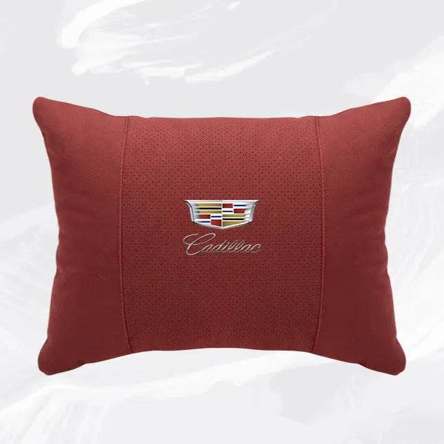 Cadillac Escalade Neck Pillow & Lumbar Support - lumbar red