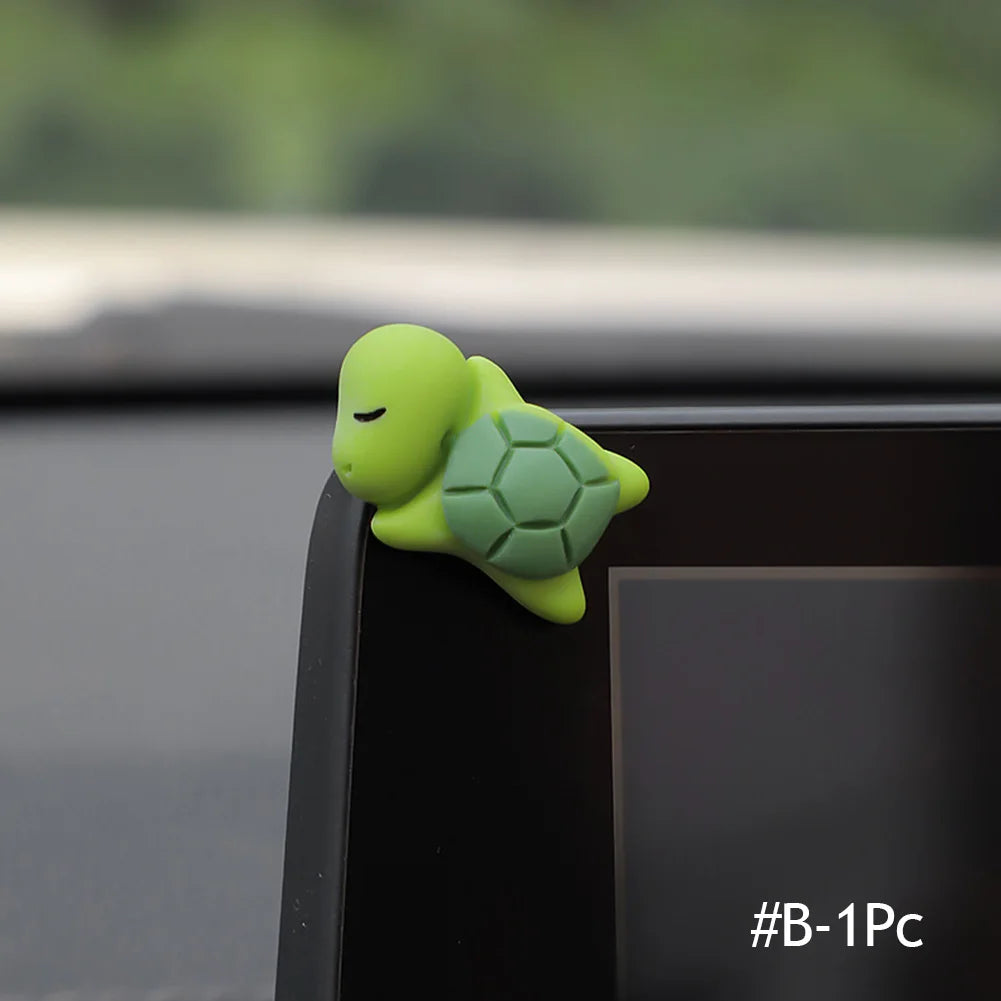 Car Interior Decorations Little Turtle Cute Pendants 6 pcs - Carmoods