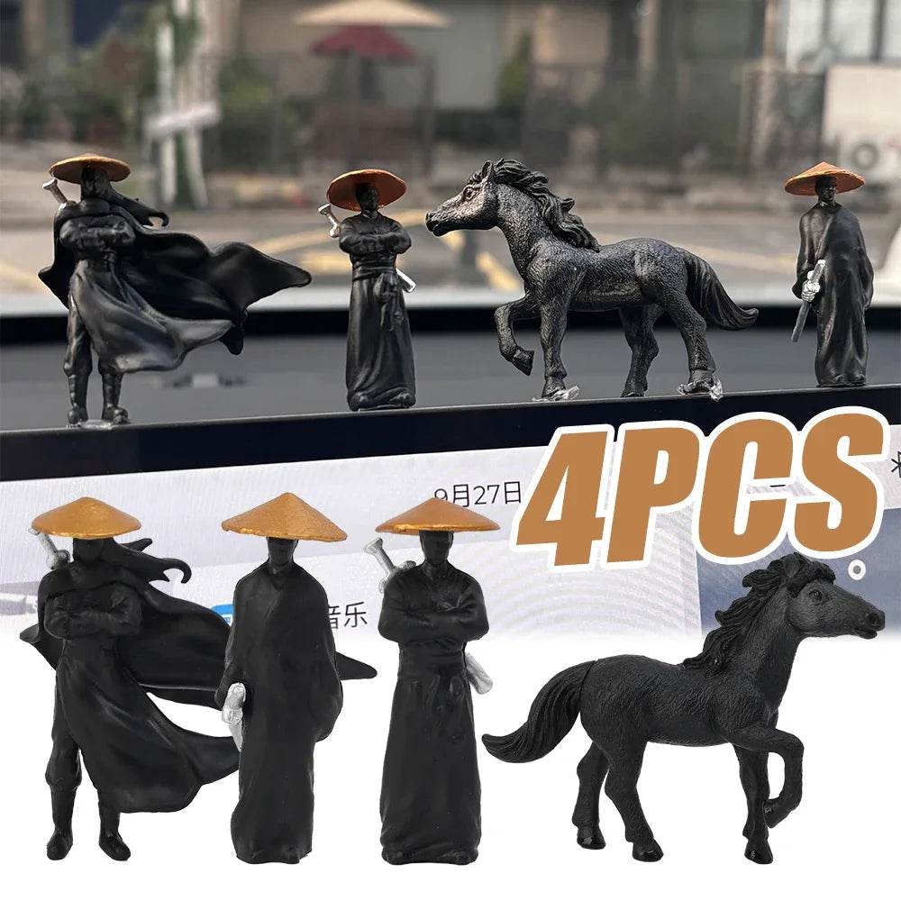 Kung Fu Warrior Swordsman Car Ornament -