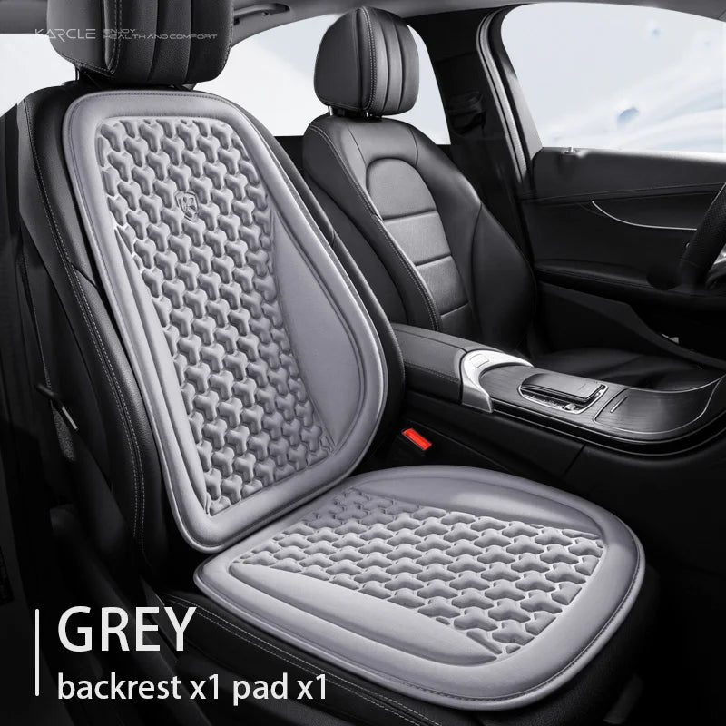 Summer Ice Silk Car Seat Cushion – 3D Breathable Universal Seat Protector Pad