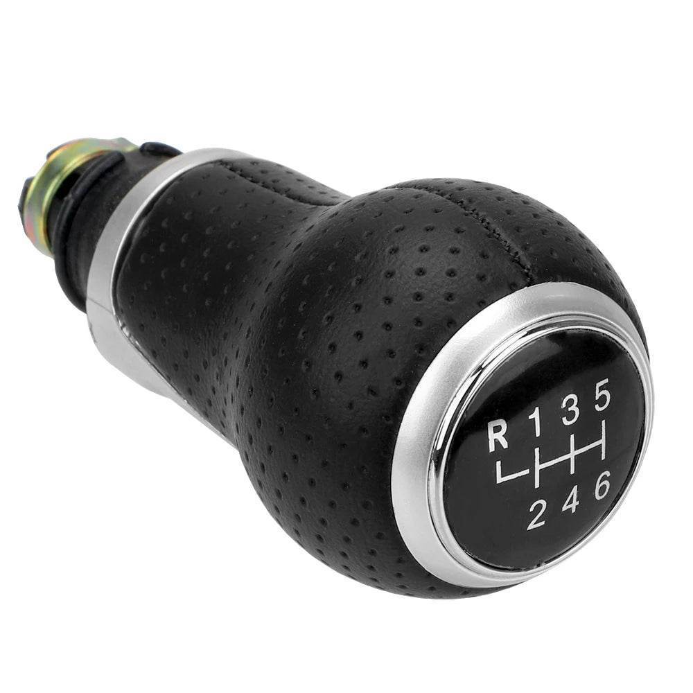 5/6 Speed Gear Shift Knob 12mm - Silver 6 gear