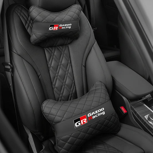Toyota GR Car Seat Neck Pillow & Lumbar Support