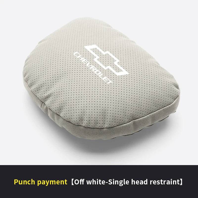 Chevrolet Neck Pillow & Lumbar Cushion - Beige Neck Pillow