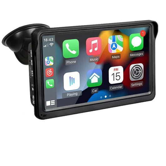 Portable Universal Touchscreen Car Multimedia Video Player – Wireless CarPlay & Android Auto -