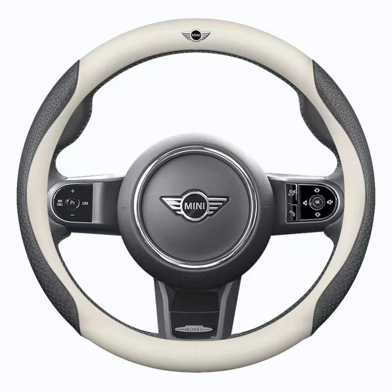 Mini Cooper Carbon Fiber Steering Wheel Cover