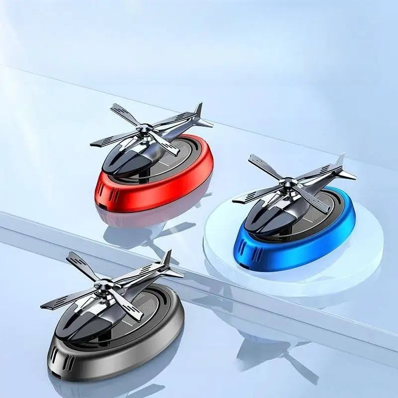 Solar Aircraft Car Decoration Ornaments Car Interior Accessories Desktop Ornament Gift For Woman, Man, Car Enthusiast - Carmoods