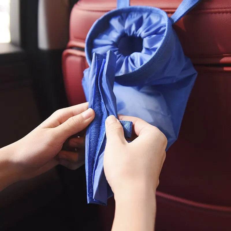 Car Seat Back Trash Holder | Hanging Oxford Cloth Garbage Bag for Car -