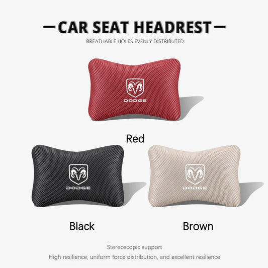 Dodge Ice Silk Car Neck Support Headrest Pillow