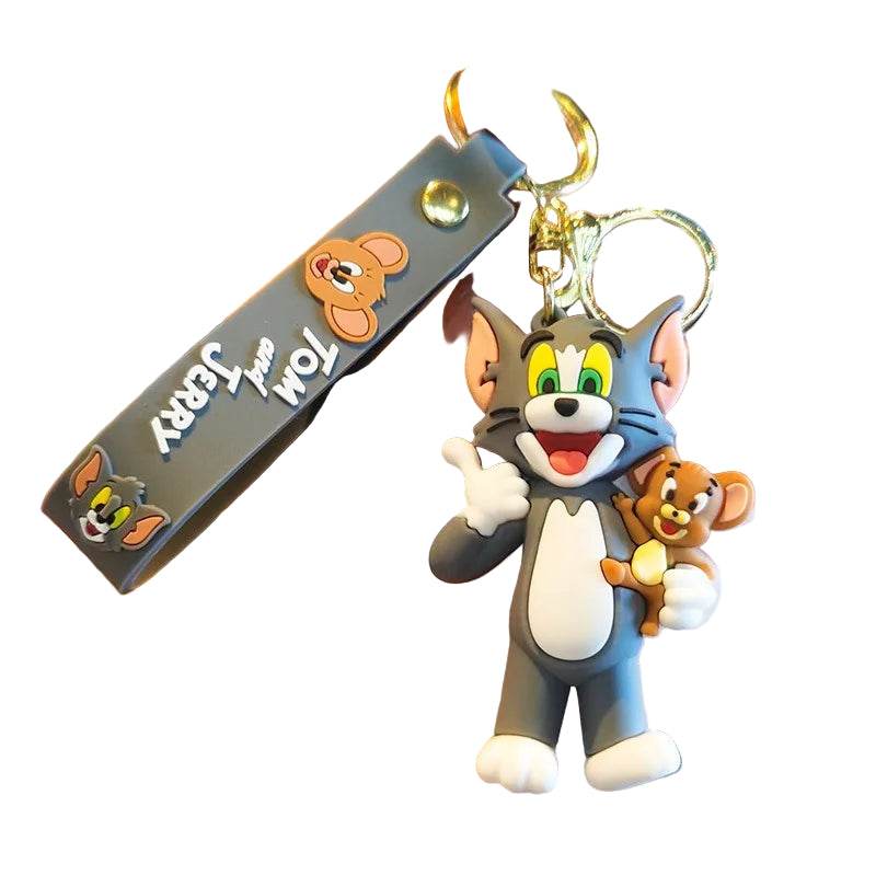 Tom & Jerry Keychain – Bag Pendant & Car Key Ring - B