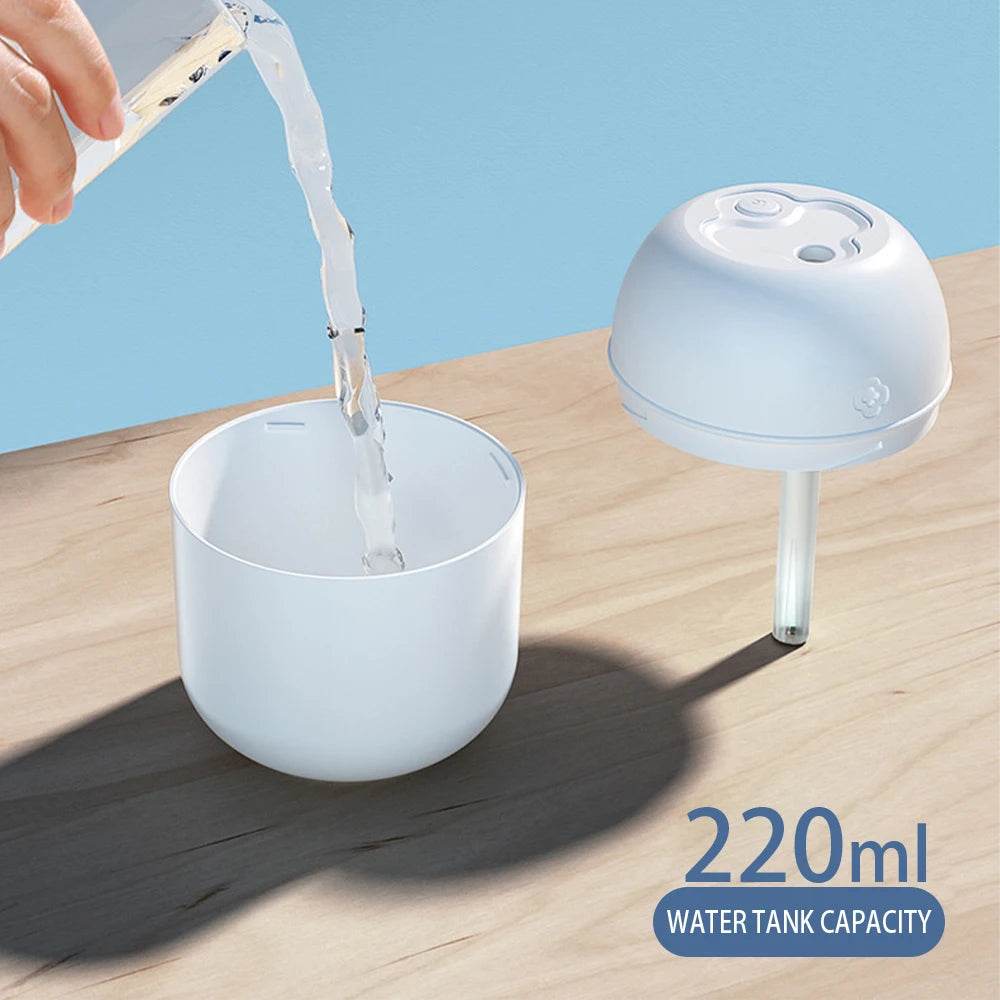 Portable USB Air Humidifier & Aroma Diffuser -