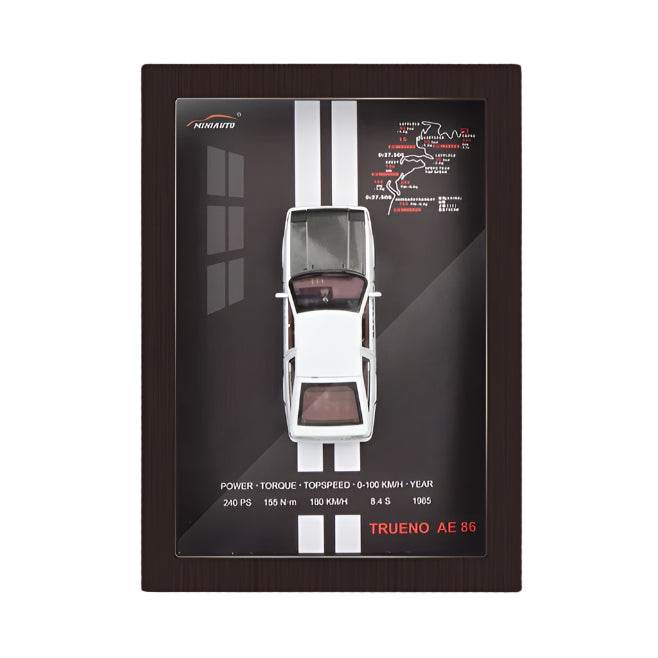 3D Wall Hanging Simulation Car Model for Living Room Decor & Car Enthusiasts - Trueno ae86