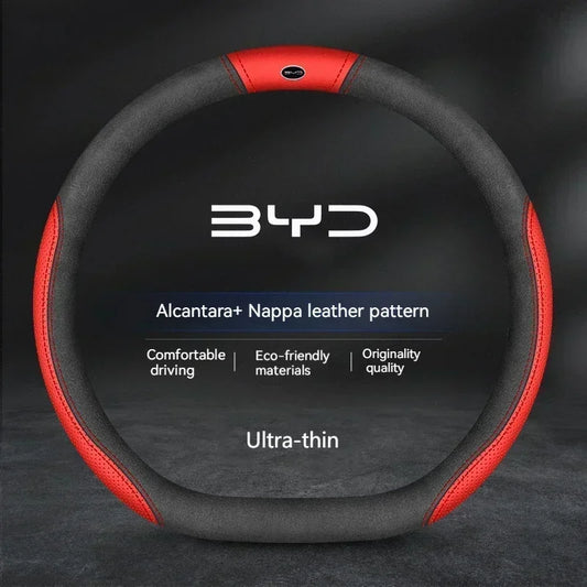 BYD Suede Anti-Slip Steering Wheel Cover Tang Qin Song Yuan Atto 3