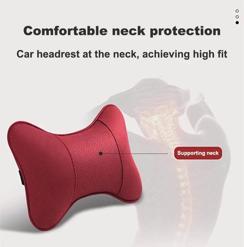 Ford Car Seat Headrest - Red