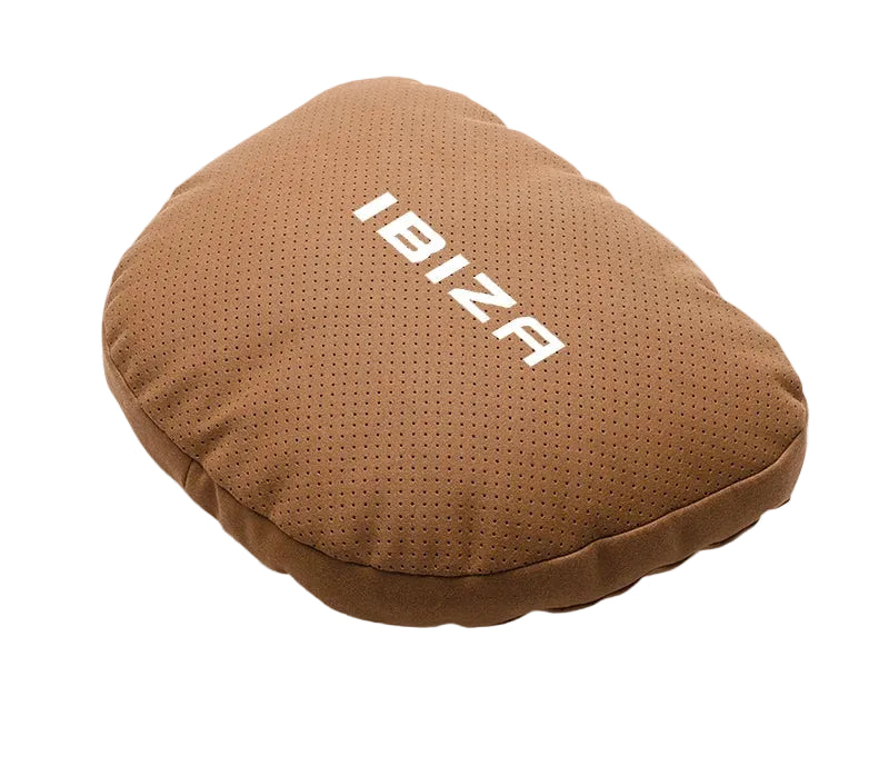 IBIZA Headrest & Lumbar Cushion Support - Cognac-Headrest