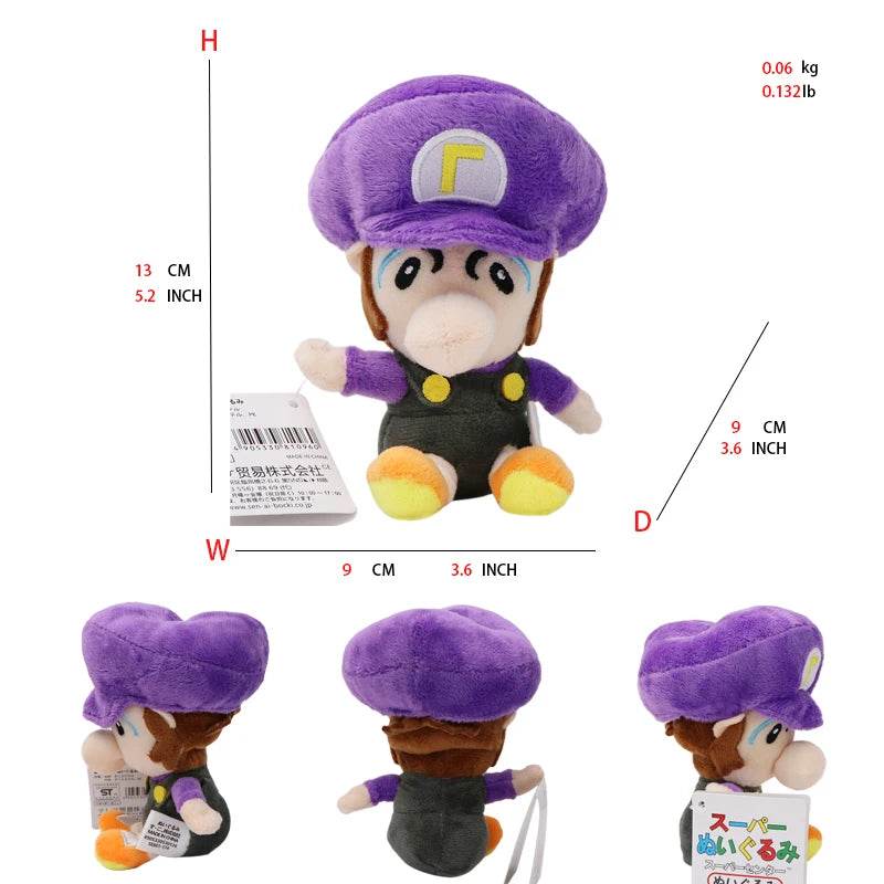 Super Mario Plush Toys – Mario, Luigi, Yoshi, Peach & More - waluigi child