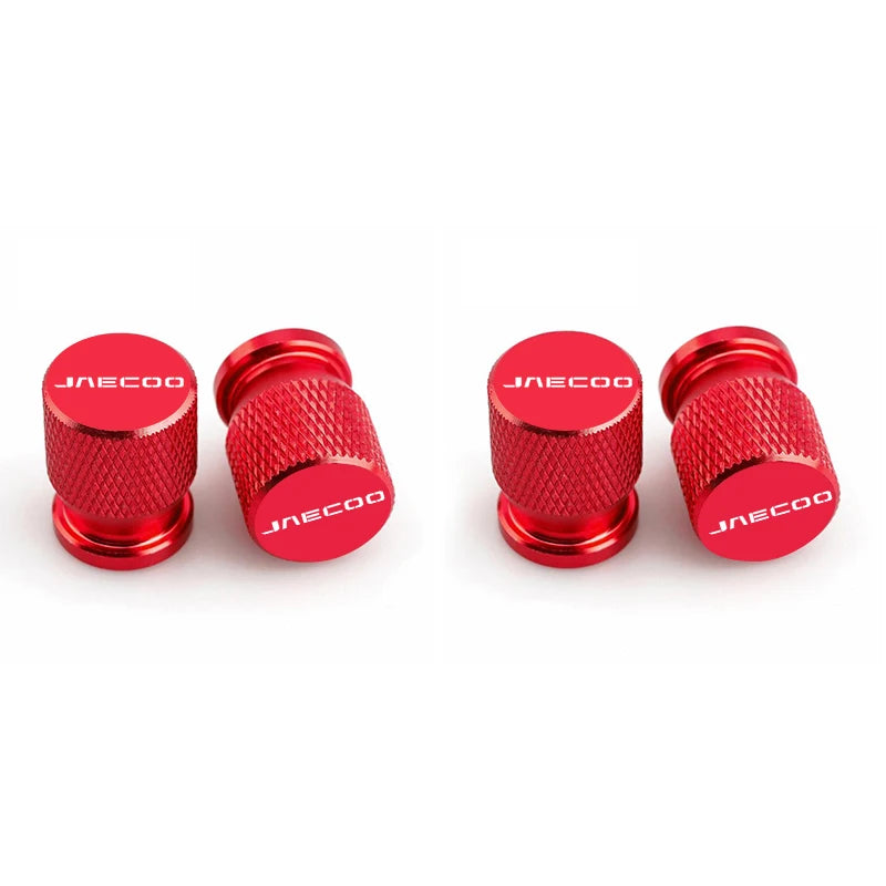 Chery, Jaecoo and Omoda Valve Caps - 4pc-red